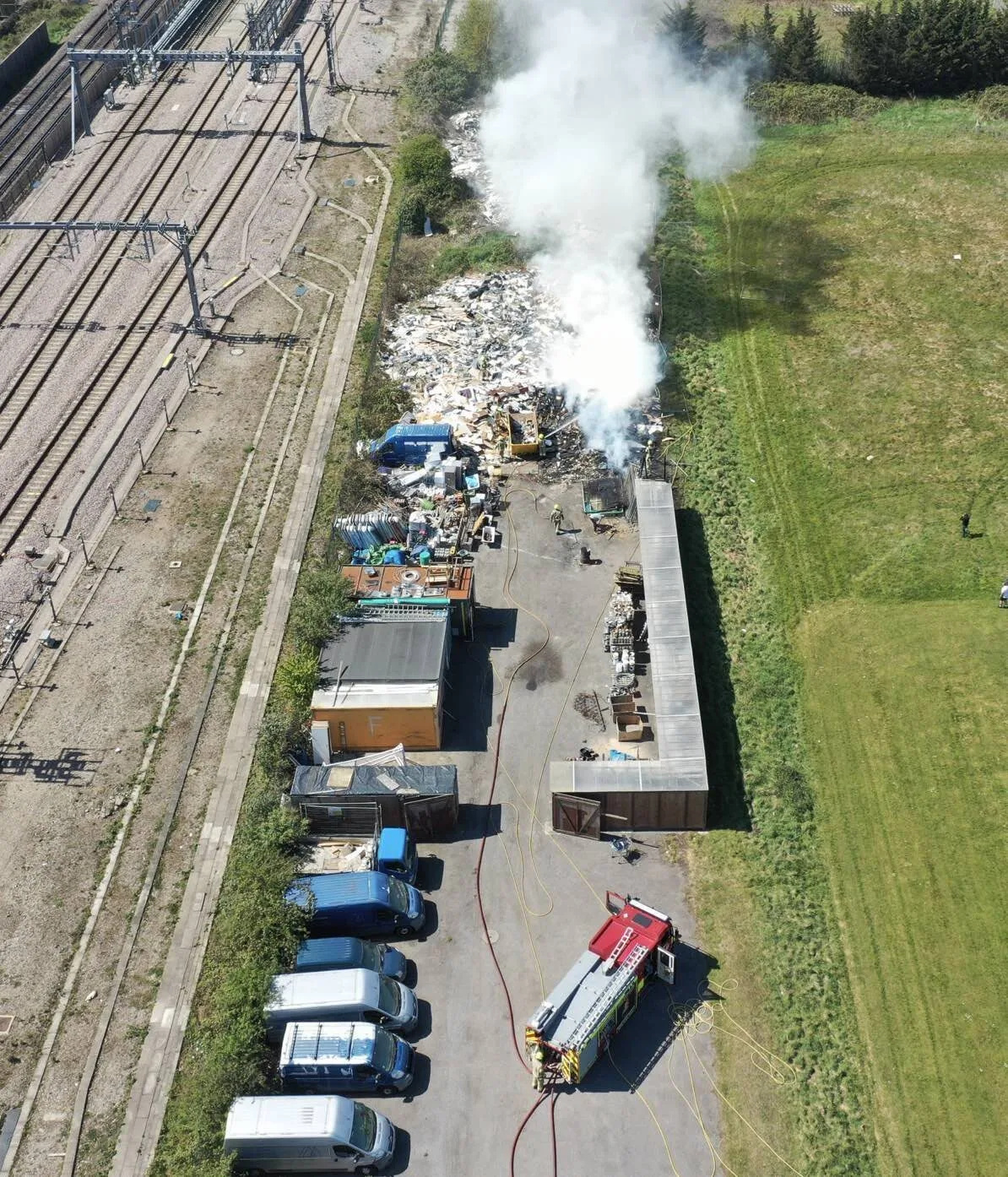 Fire Fury at Abbeywood: 300 Crossrail Workers Evacuate as Toxic Blaze Halts North Kent Line