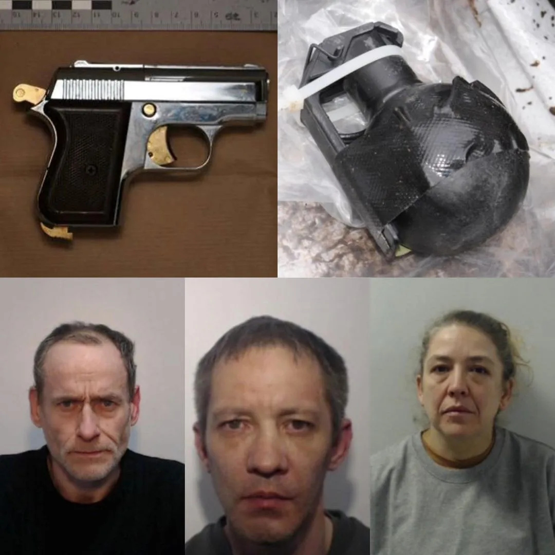 Trafford Gang Busted: Live Grenades, Guns & Â£100k Drugs Haul Sees Four Jailed