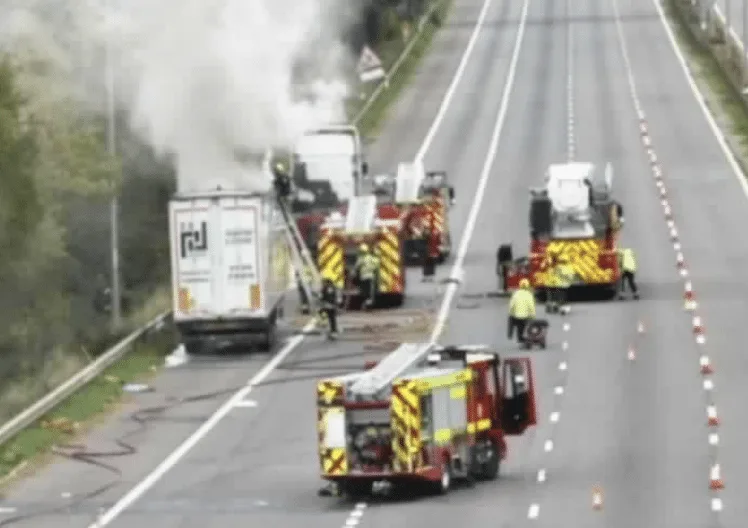 M5 Northbound Shut in Devon After Massive Lorry Fire â€“ Follow Official Diversion to Avoid Delays