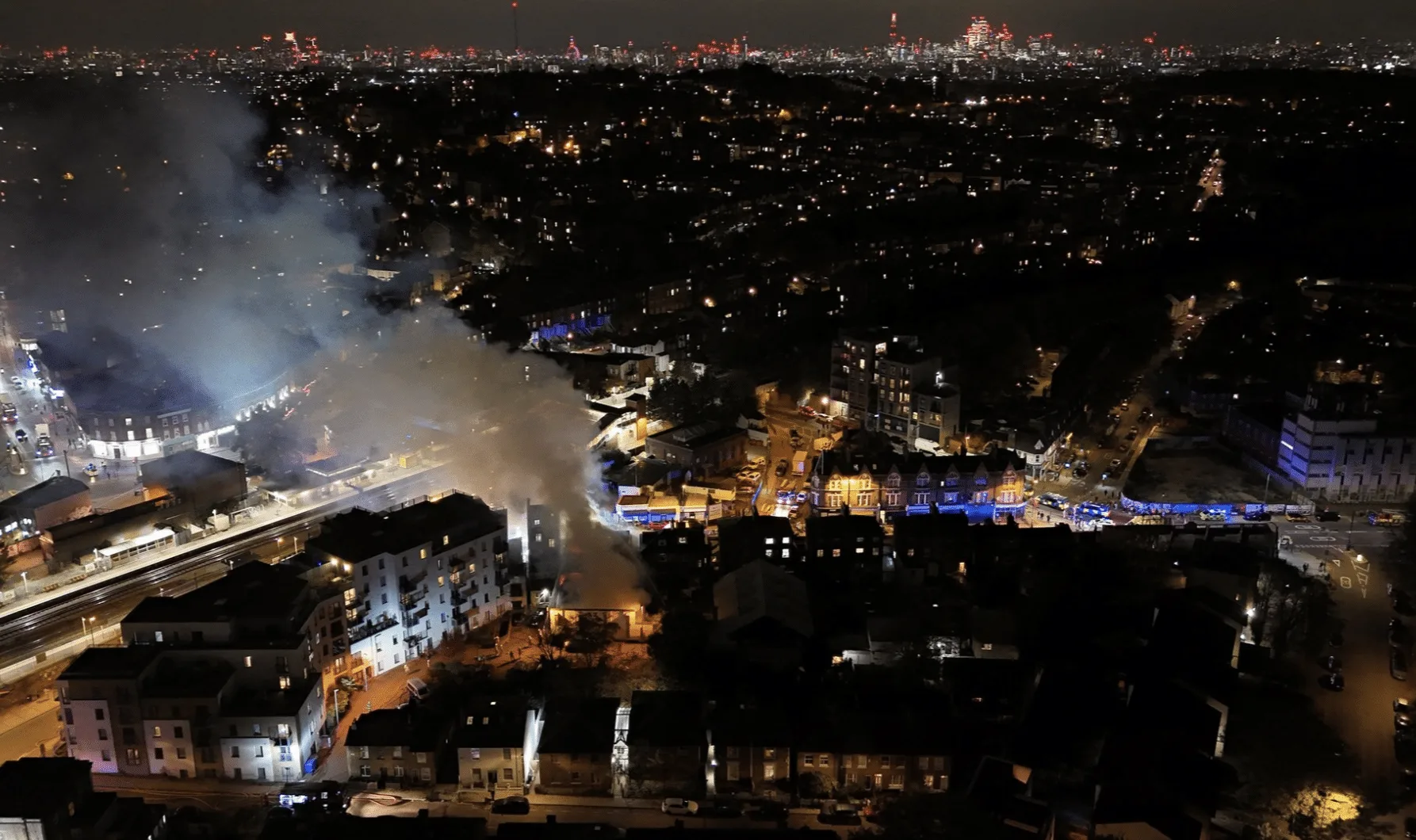 Massive Blaze Razes Forest Hillâ€™s Finches Sports Shop, Residents Evacuated and Station Shut