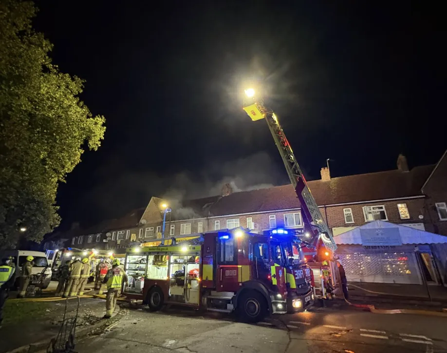 Blaze Tears Through Southall Shops and Flats â€“ Firefighters Swiftly Tackle Flames