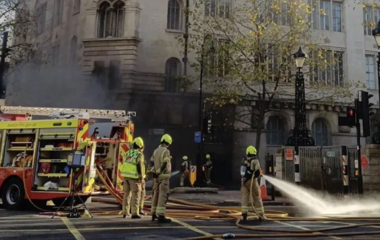 Major Fire Rips Through London Underground Tunnel