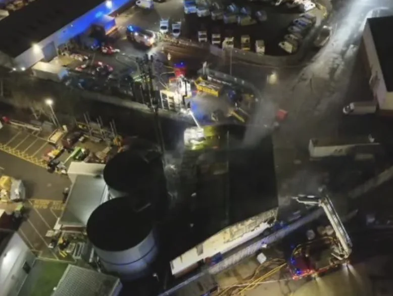 Massive Walsall Blaze: 13 Fire Engines Tackle Raging Cooking Oil Inferno