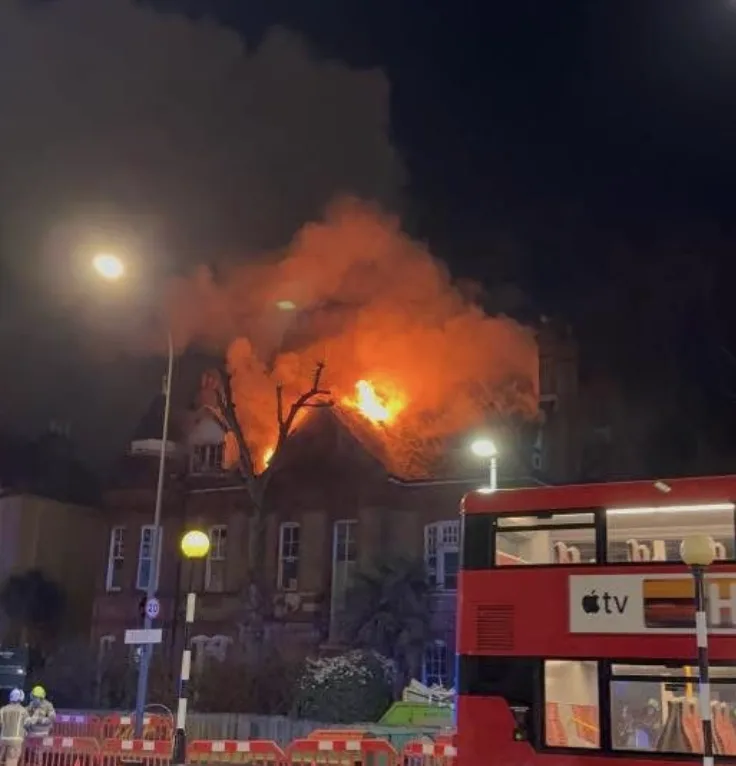 LIVE UPDATES: Massive Fire Engulfs Former Nursery in Catford