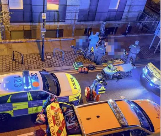 CCTV Captures Moment Saudi Student Stabbed in Neck Outside Cambridge Housing