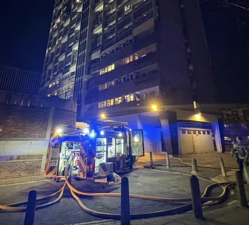 Seventy Firefighters Tackle Fierce Hackney Tower Blaze with Drone Support