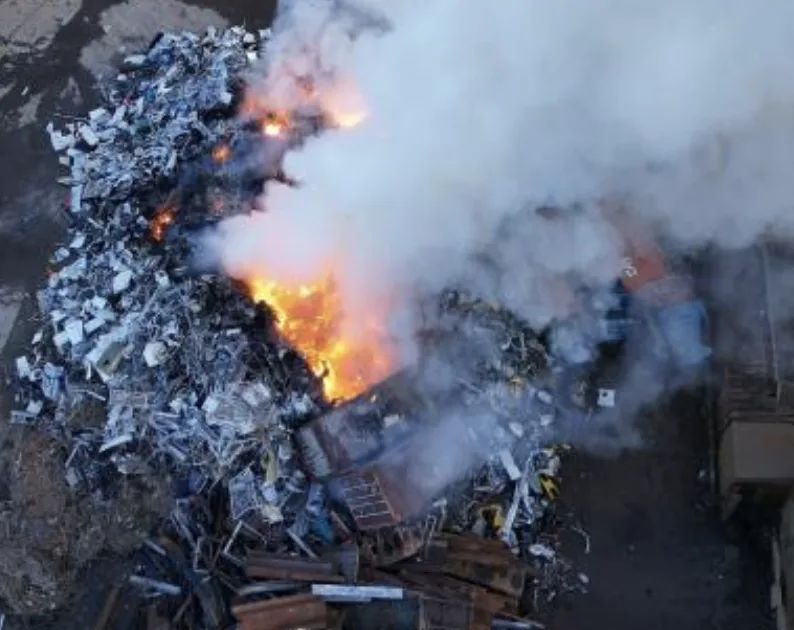Massive 400-Tonne Scrap Yard Blaze in Erith Sends Toxic Smoke Over London as 80 Firefighters Battle Flames