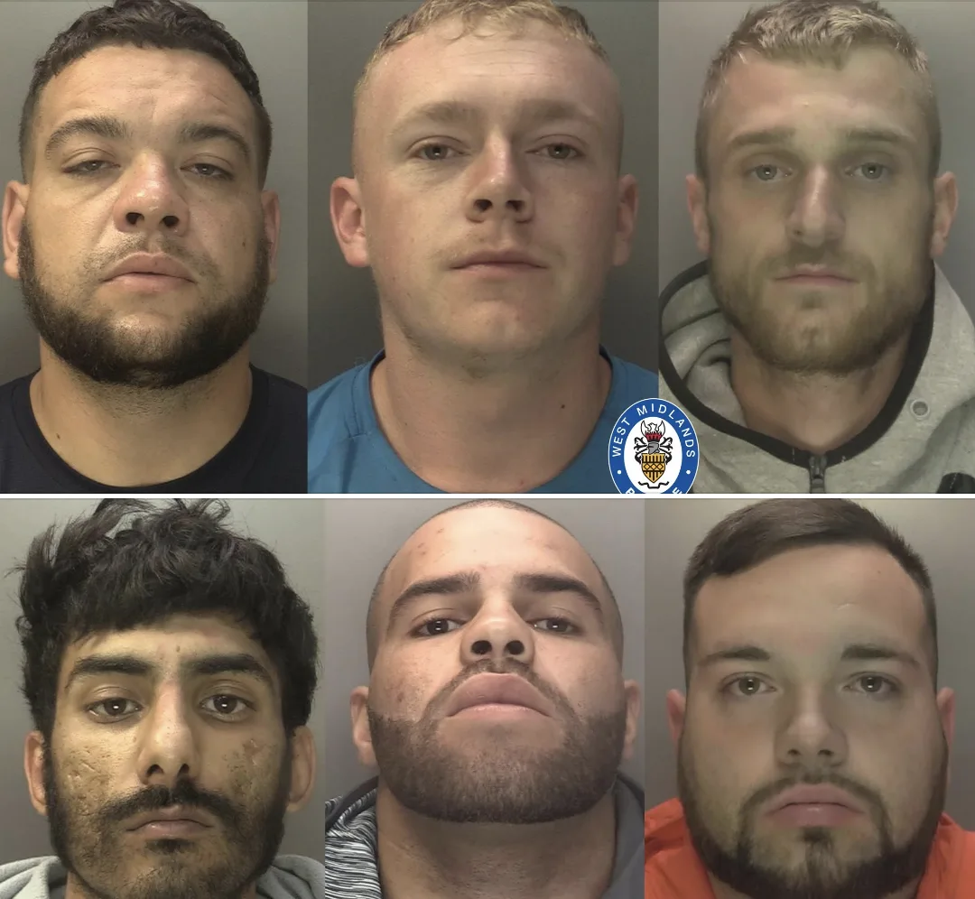 Dudley Gang Jailed Over 80 Years After Stolen Audi Shooting Leaves Woman Seriously Injured