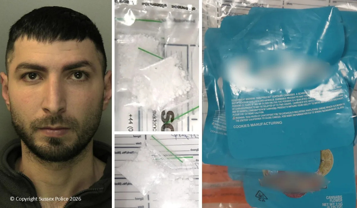 Brighton Dealer Hamza Adanir Jailed 18 Months for Class A and B Drug Sales