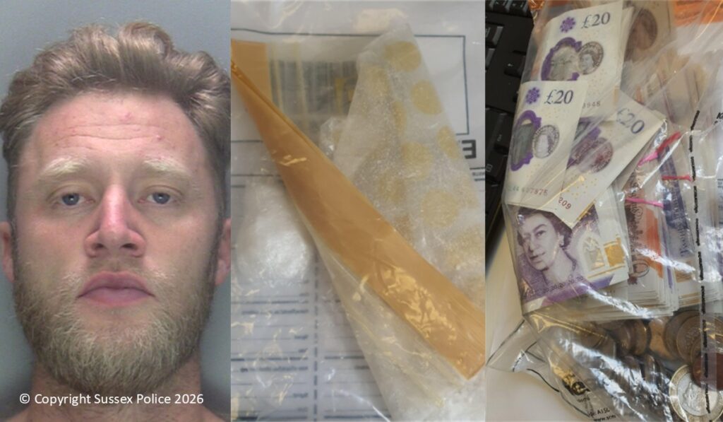 Man Sentenced Following Cocaine and Cash Seizure