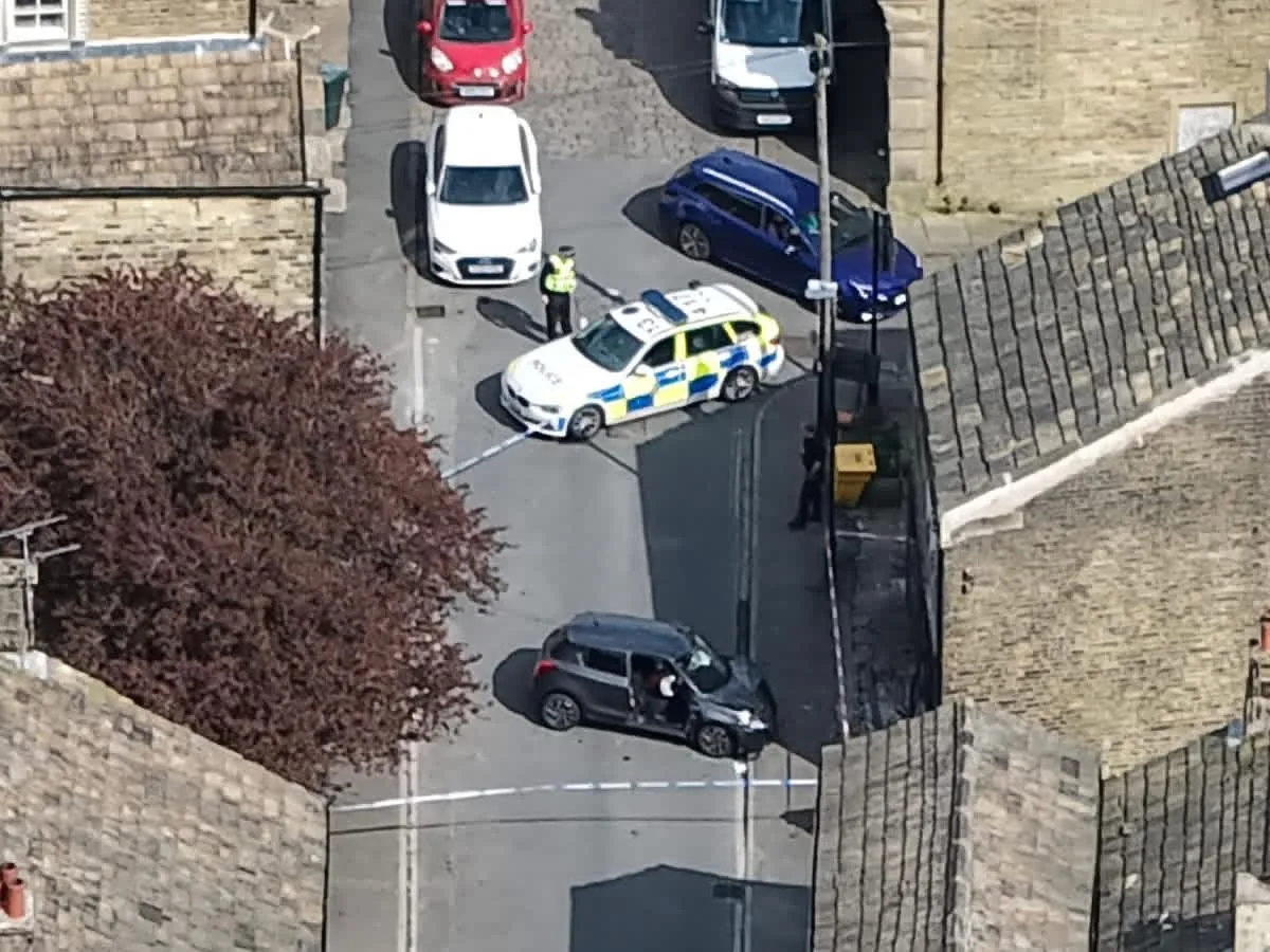 Man in 70s Hospitalised After Suzuki Hits Building in Bradford