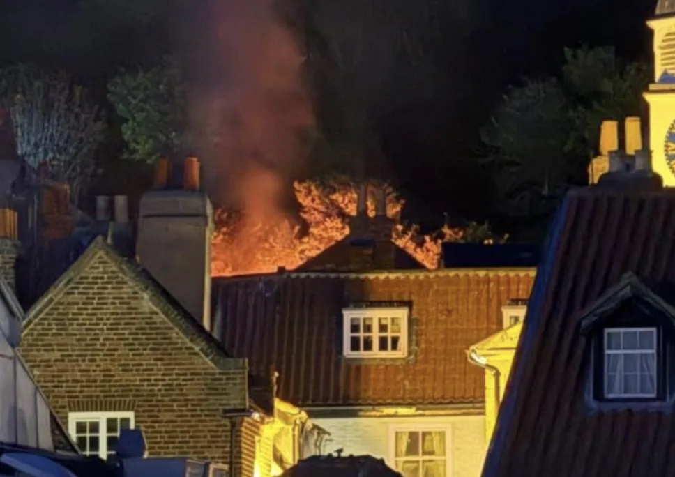 Whitby Fire Crews Attend Controlled Garden Burn Incident