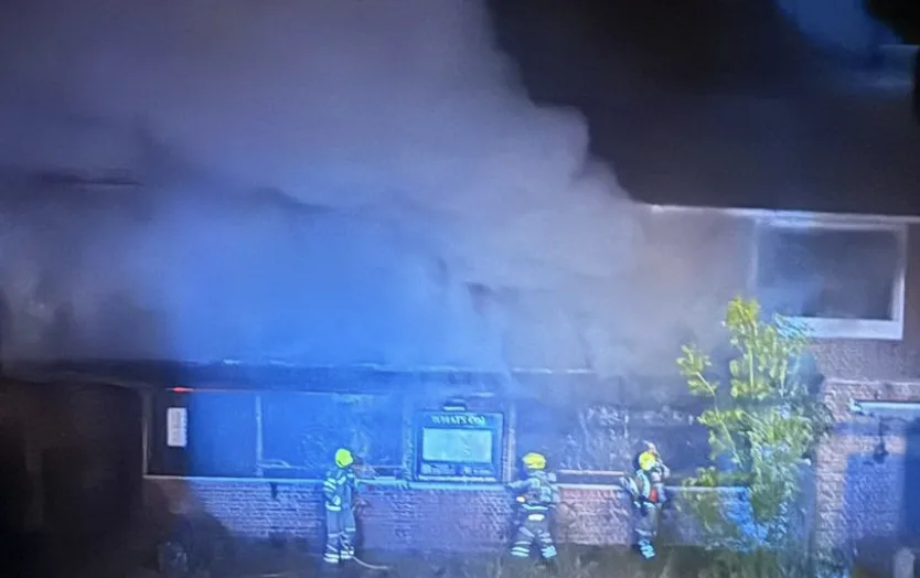 Firefighters Tackle Early Morning Blaze at Derelict Pub