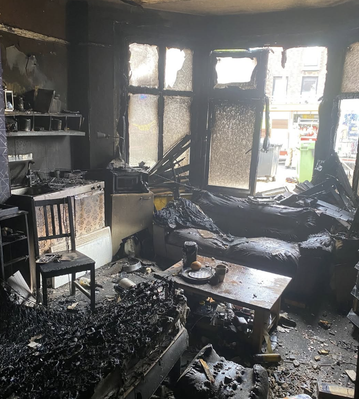 Flat Fire Leaves Nine Homeless After Lit Cigarette Sparks Blaze