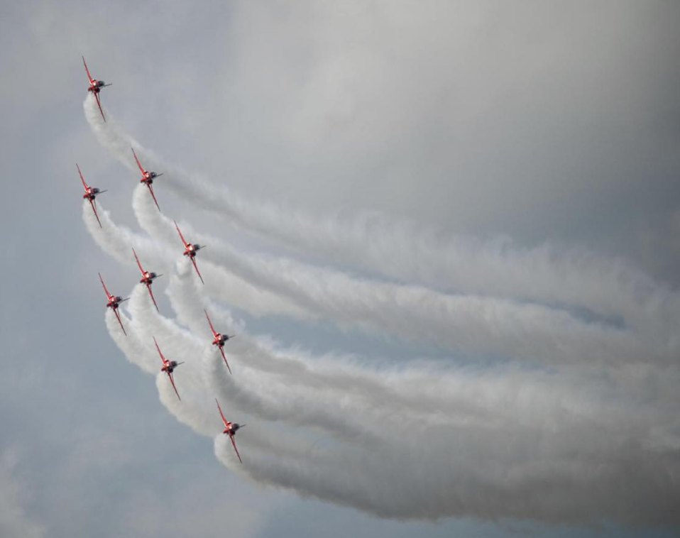 RAF Red Arrows Reduce Displays to Seven Jets to Preserve Ageing Hawk T1 Fleet