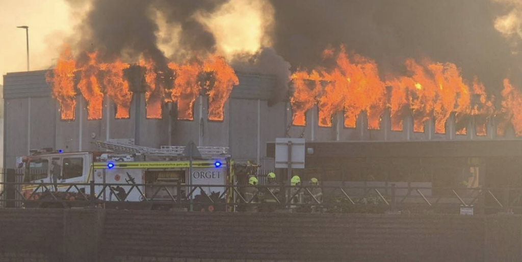 Large Fire on Queen Street Prompts Major Emergency Response