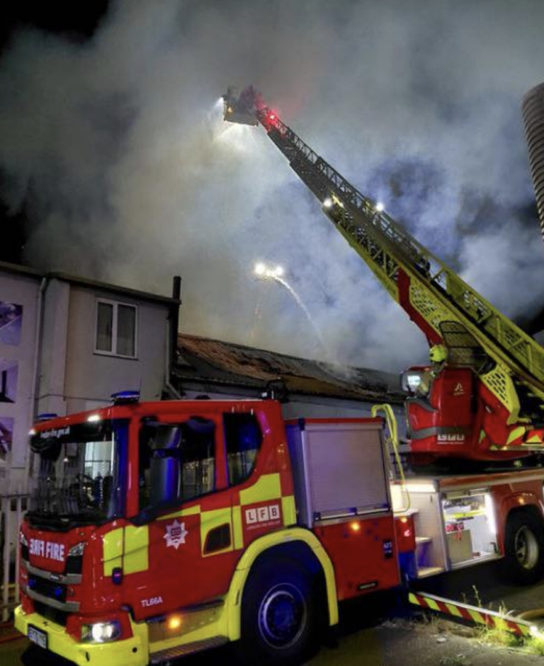 Large Warehouse Fire Near North Circular Prompts Multi-Unit Response