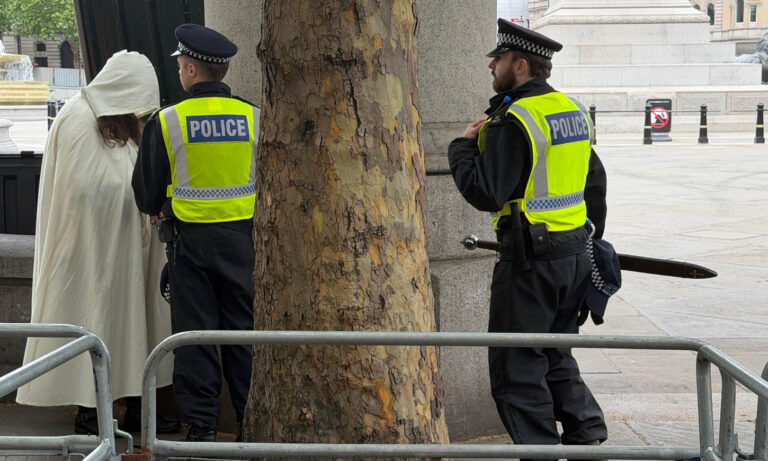 Woman Arrested for Carrying Real Sword at Far-Right March
