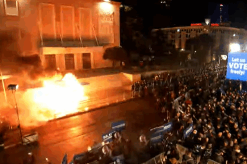 Albania Protests Intensify as Crowds Storm Prime Minister’s Office