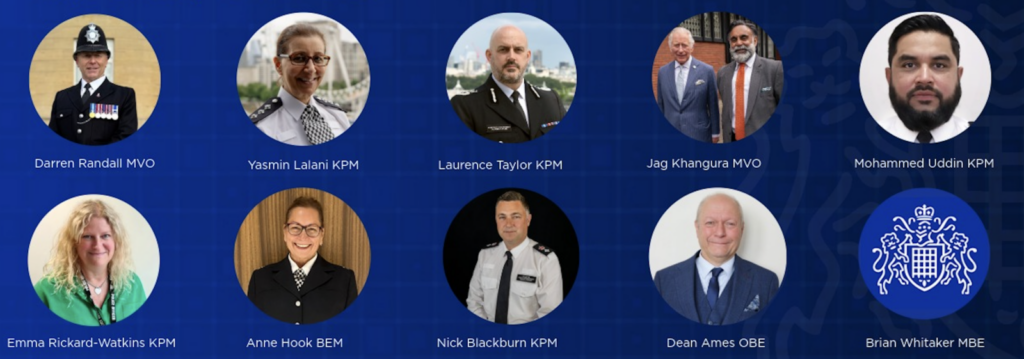 Ten Met Officers Commended in King’s Birthday Honours for Service Protecting London