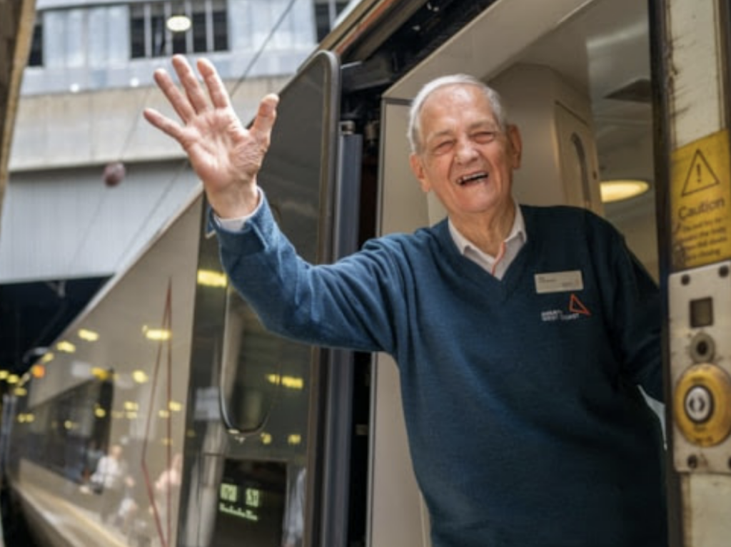 Avanti West Coast Train Manager Bob Carpenter Continues Welcoming Passengers at 84