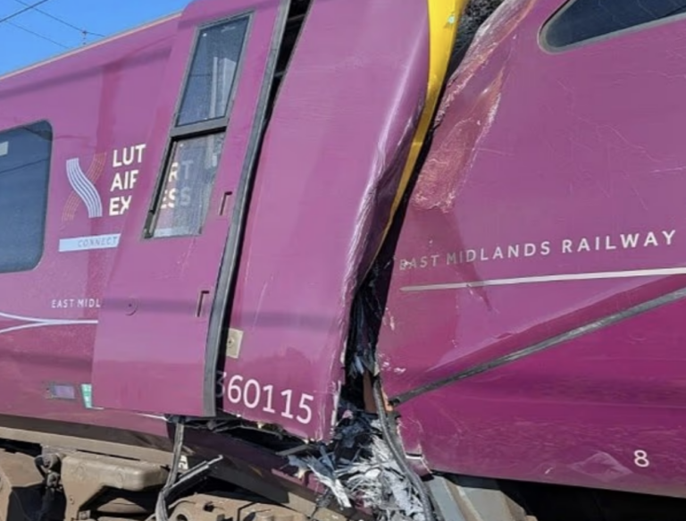 Driver Killed and Nearly 90 Injured in Two-Train Collision Near Bedford