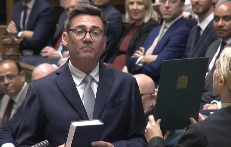 Andy Burnham Sworn In, Eyes Set on Prime Minister Role