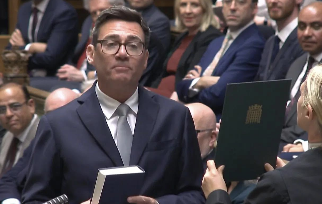 Andy Burnham Sworn In, Eyes Set on Prime Minister Role