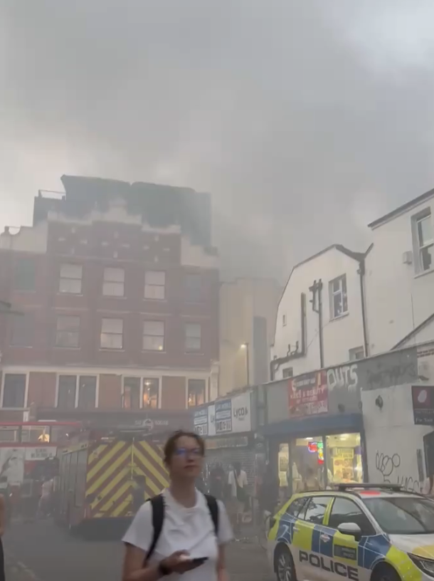 Major Fire Breaks Out at Copeland Park in Peckham Rye