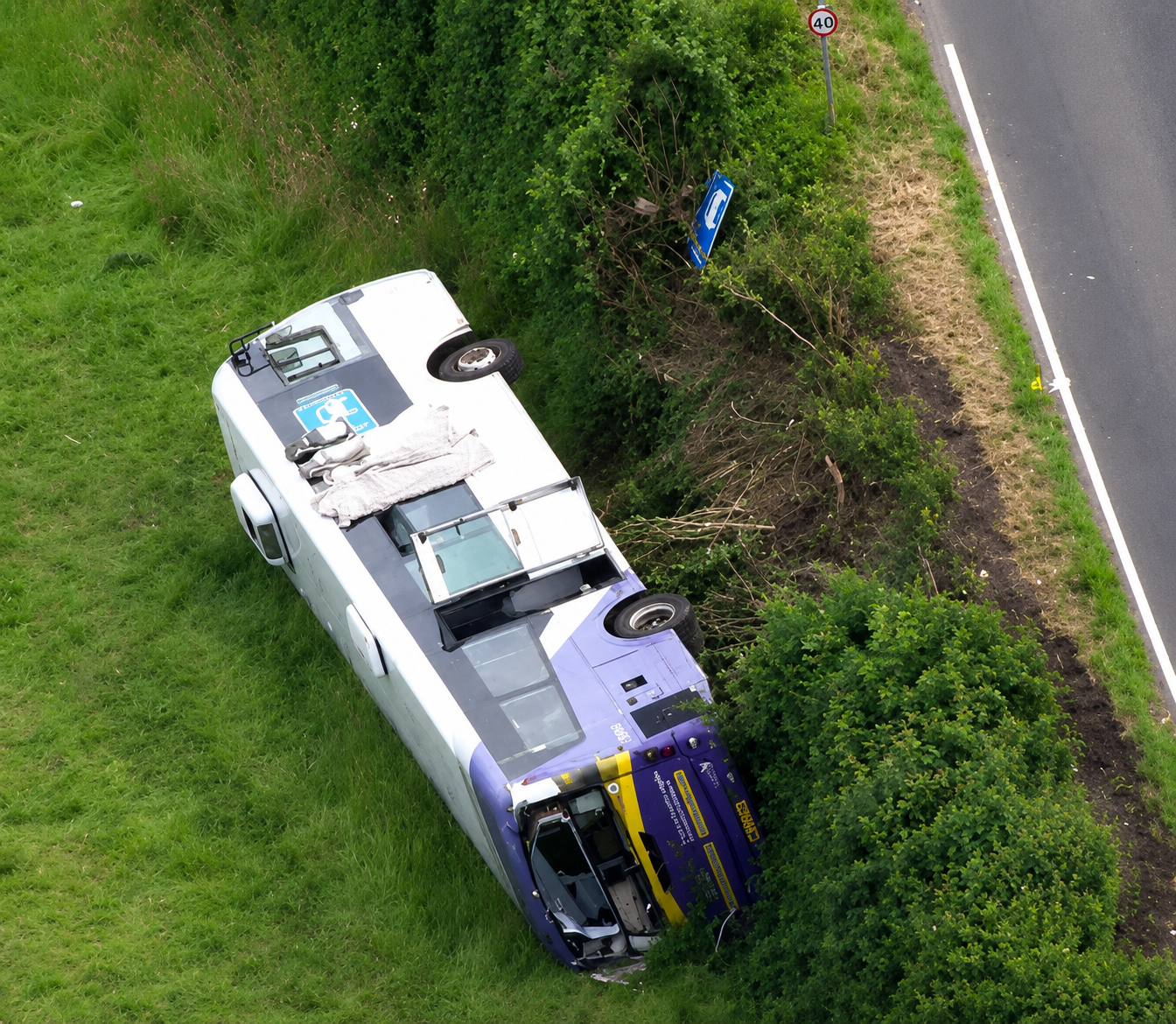 Bus Collision Shuts A484 Kidwelly as Emergency Services Attend Scene