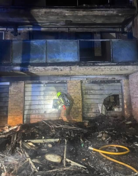 Sixty firefighters tackle major overnight blaze in Woolwich as residents rescued