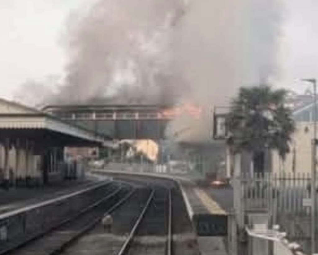 Seven Fire Engines Rush to Blaze at Paignton Railway Station as Train Services Suspended
