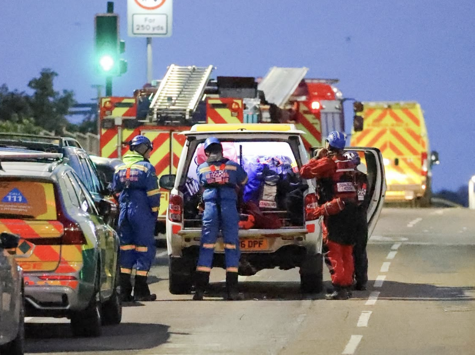 Person Rescued From Laira Bridge After Huge Emergency Services Response