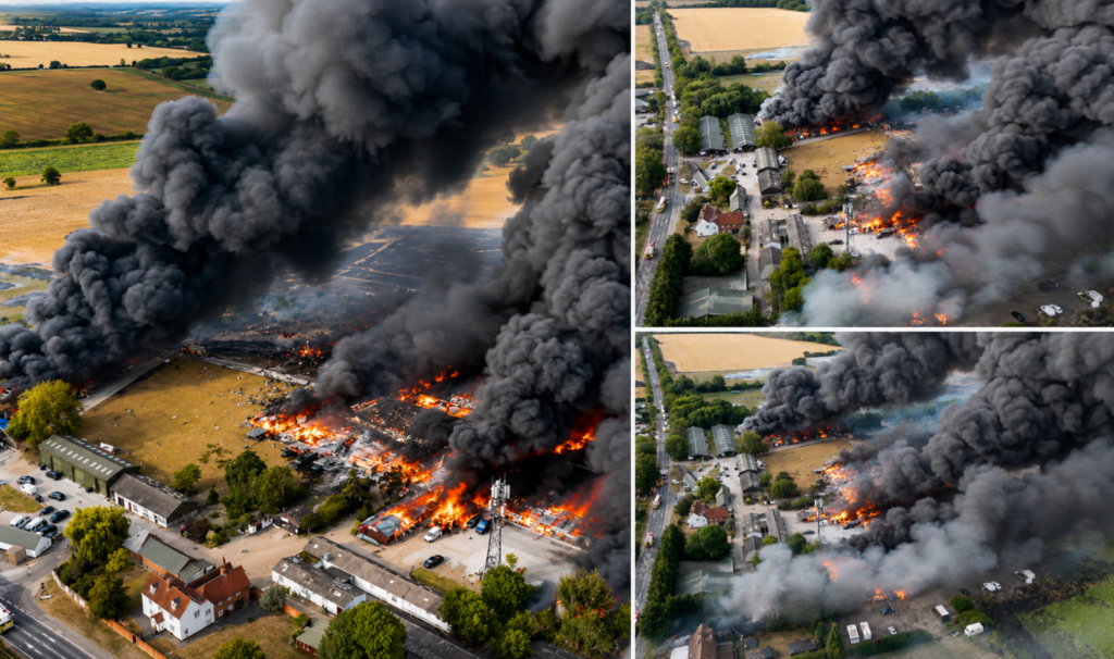 Fertiliser Blast Sparks Major Essex Inferno