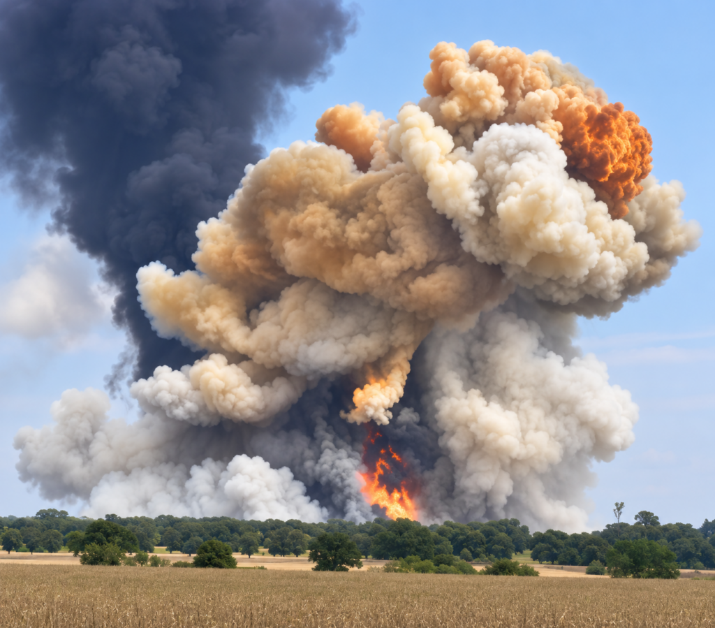 Huge Explosion Rocks Essex as Massive Industrial Fire Sends Smoke Billowing Across County