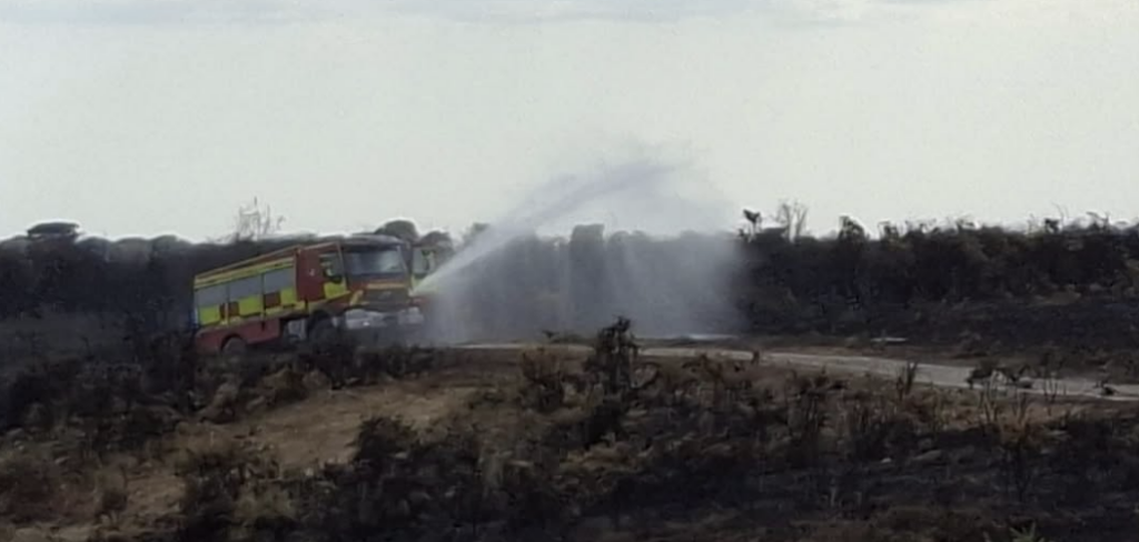 New Forest wildfire enters ninth day as firefighters continue battle against hidden hotspots