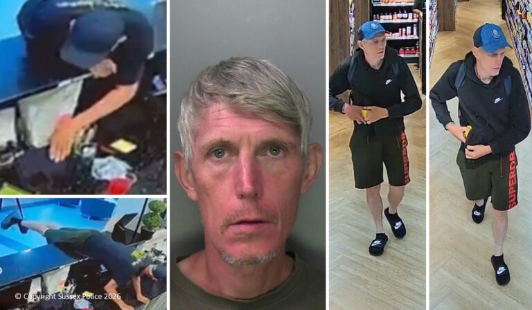 Prolific Brighton burglar jailed after series of thefts across Brighton and Hove