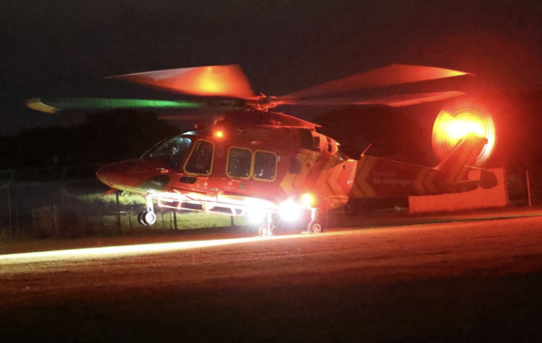 Woman, 69, airlifted to hospital with life-threatening injuries after A381 crash in Kingsbridge