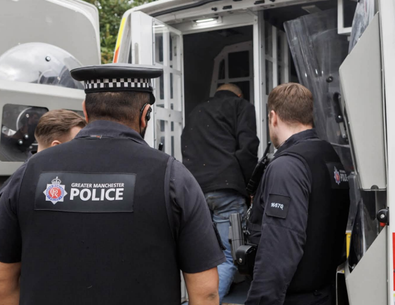 Man arrested as £30,000 of suspected stolen farm machinery, weapons and seven dogs seized in Rochdale raid