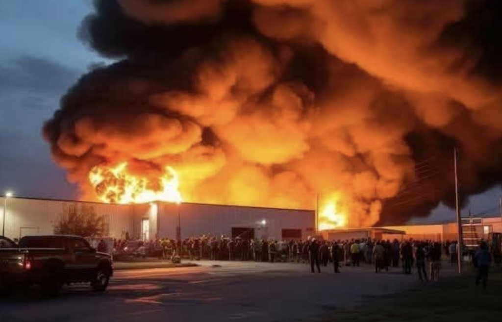 Massive fire destroys hundreds of homes in Lima as explosions reported during blaze