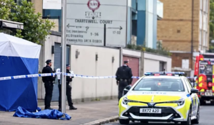 Emergency services respond after person falls from third-floor balcony in Bromley