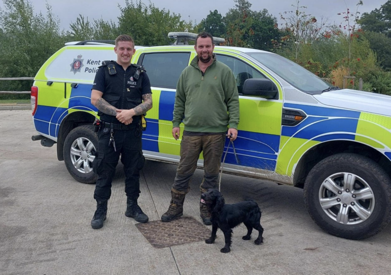 Stolen dog Betty reunited with owner after Sevenoaks barn theft