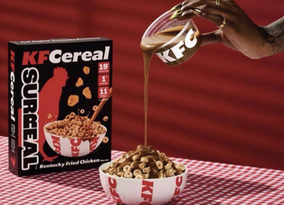 KFC launches £6 chicken-flavoured cereal and suggests pouring gravy over it