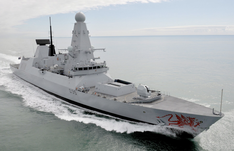 HMS Dragon returns to Portsmouth after seven-month Middle East deployment