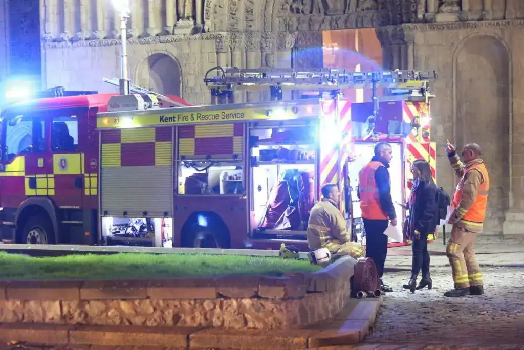 Fire Crews Extinguish Small Blaze at Rochester Cathedral