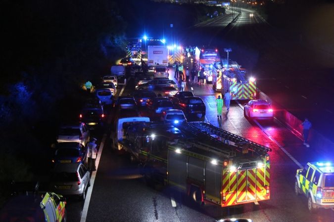 M27 Motorway Closed After Serious Collision