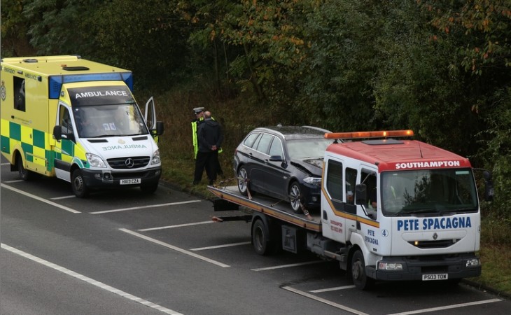 Multi Vehicle Collision Closes Two Lanes On The M3 Southbound Between Junctions 11 And 12