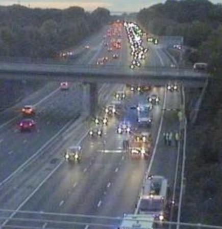 Two Lanes Blocked On M27 After Collision Near Whiteley
