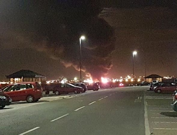 Major Blaze  breaks Out On Merseyside