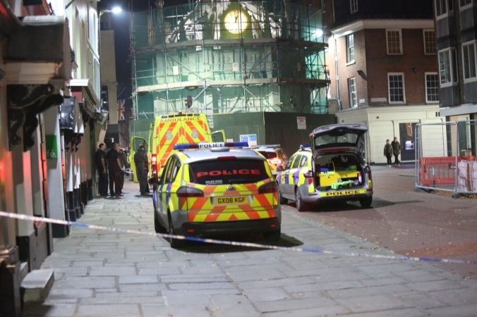 Police Cordon Off Chichester Town Centre After Armed Standoff With Man